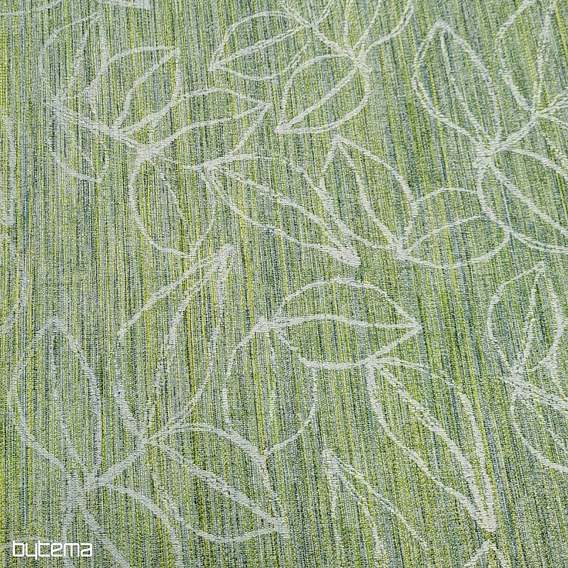 Decorative fabric FLORENTI leaves green
