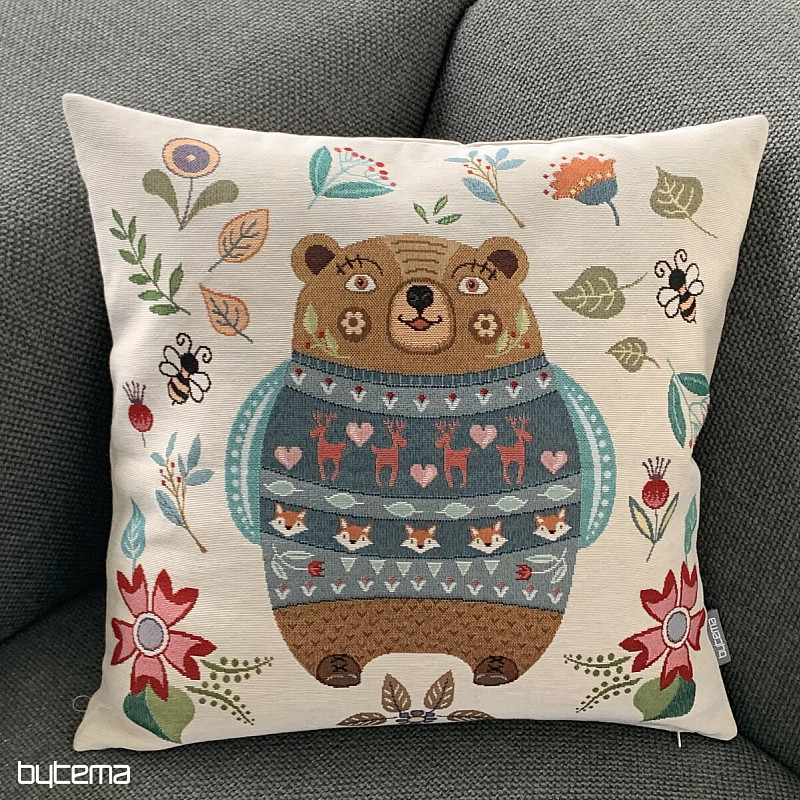 Tapestry cushion cover MERRY ANIMALS 2