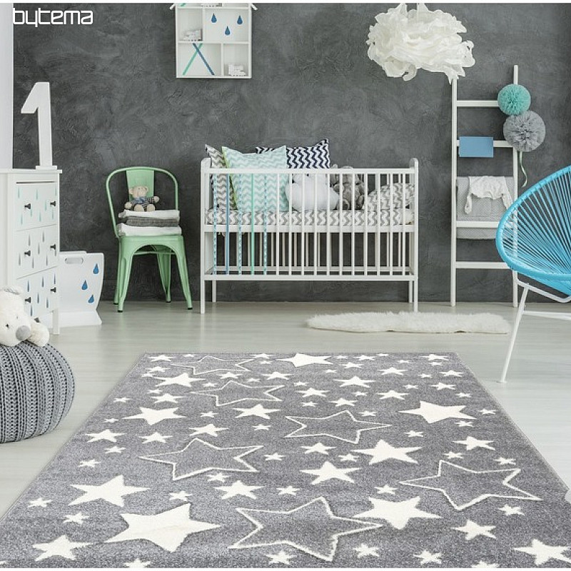 Children carpet AMIGO 329 Stars-grey