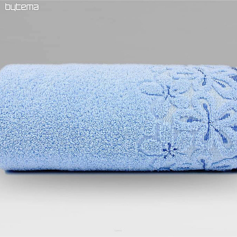 Luxury towel and bath towel BELLA light blue
