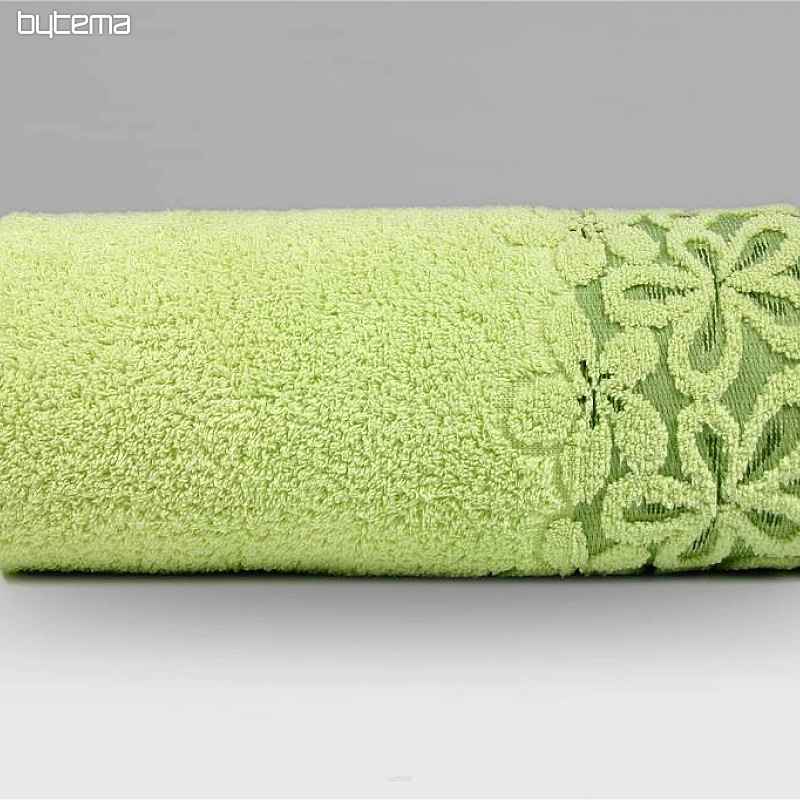 Luxury towel and bath towel BELLA pistachios