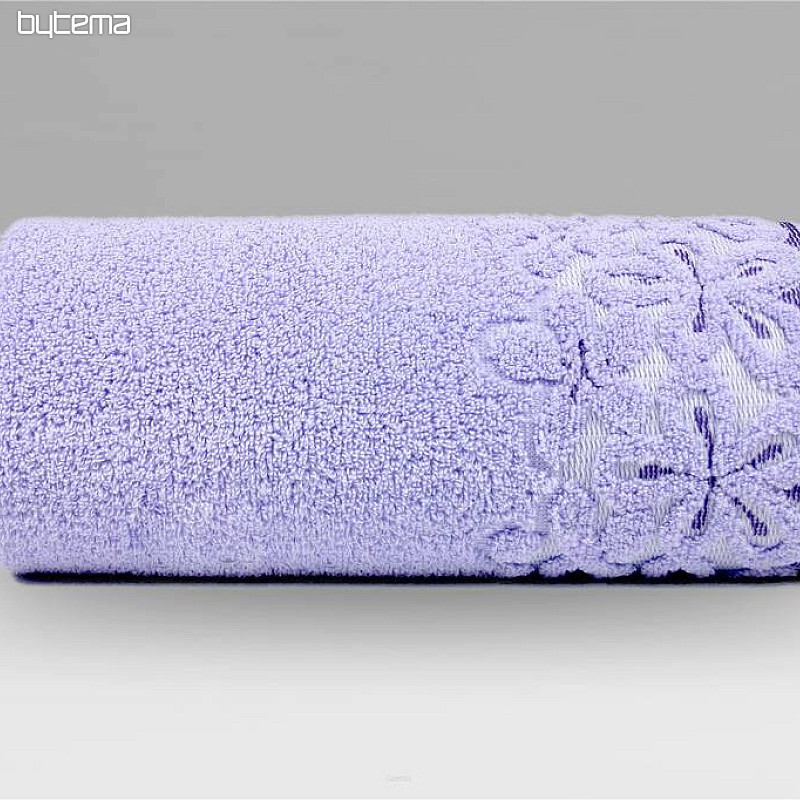 Luxury towel and bath towel BELLA lavender