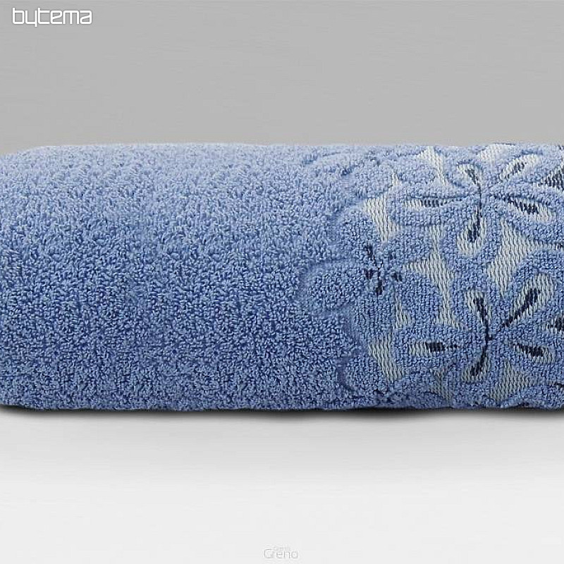 Luxury towel and bath towel BELLA denim