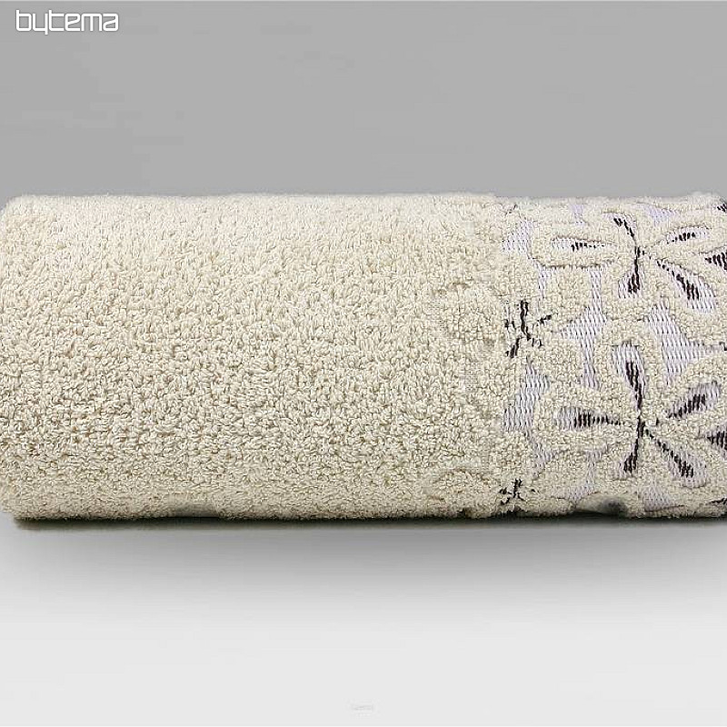 Luxury towel and bath towel BELLA beige