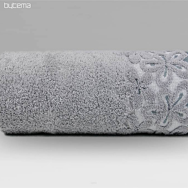 Luxury towel and bath towel BELLA gray
