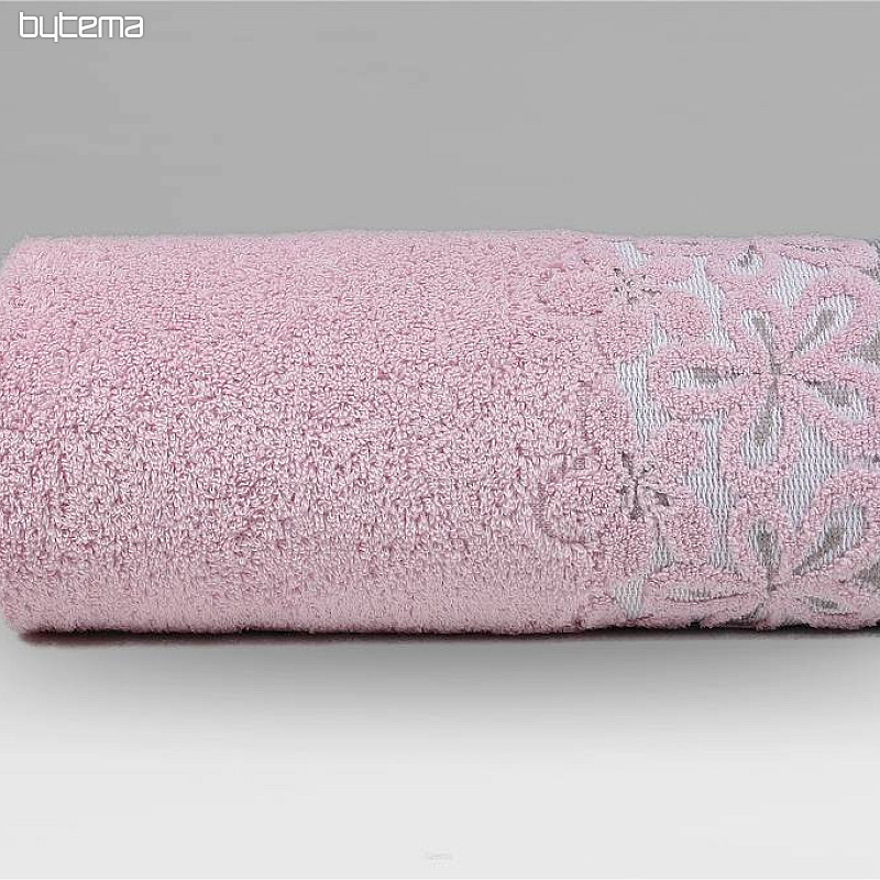 Luxury towel and bath towel BELLA pink