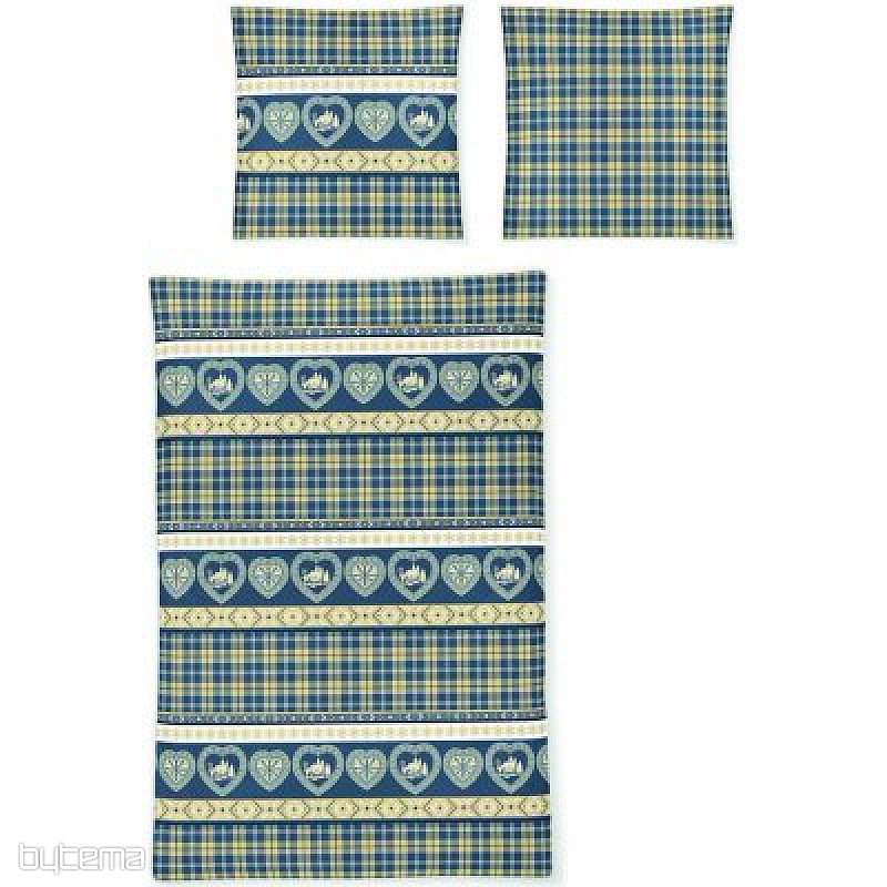 Luxurious flannel bed linen IRISETTE DAVOS 8325-20