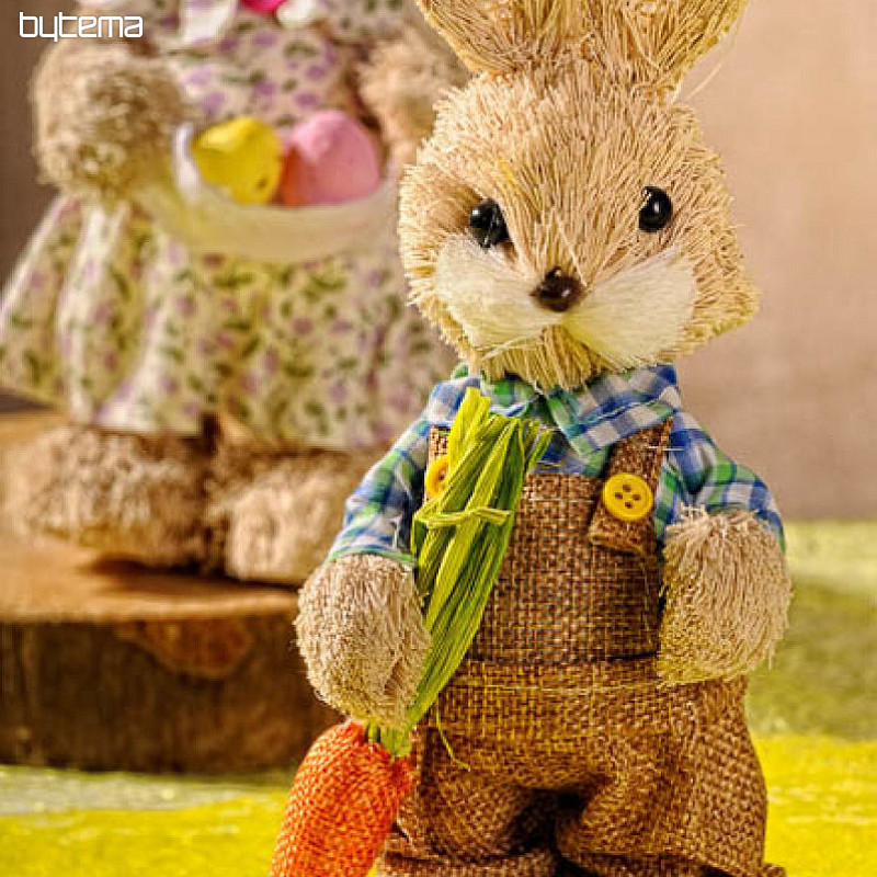 Hare with carrot Hedwig 22cm