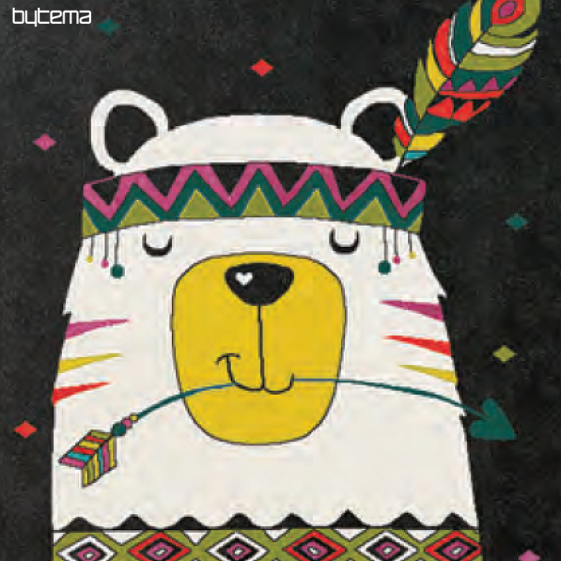 Children piece rug PLAY BEAR
