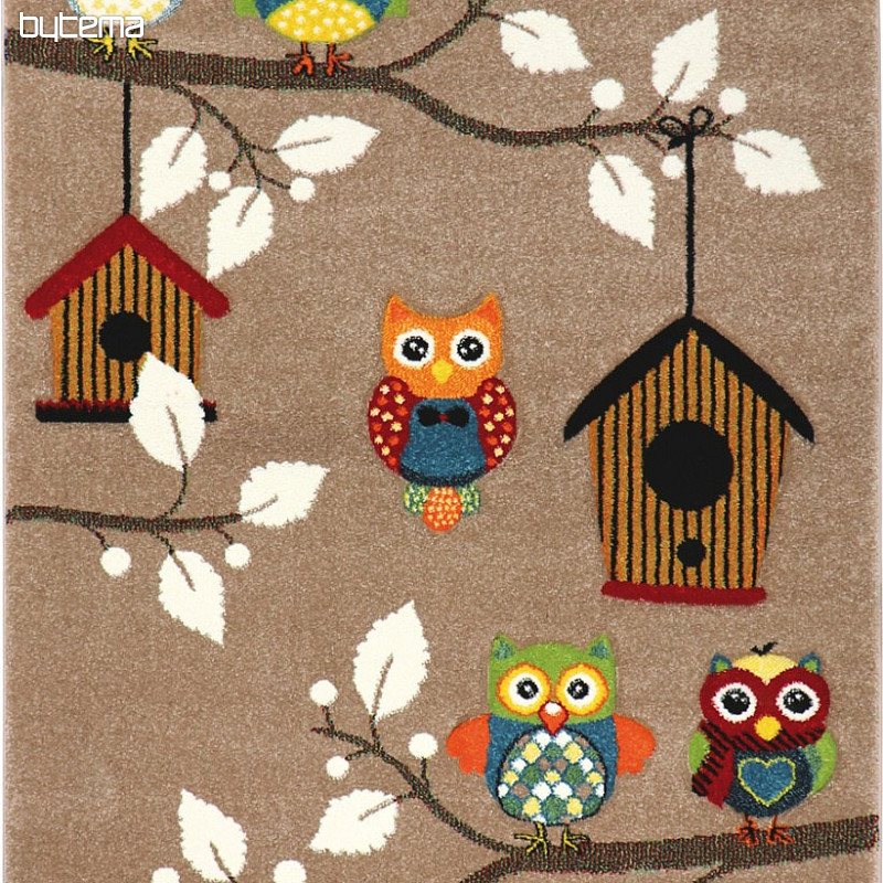 Children's piece rug OWLS