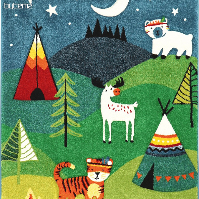 Children's piece rug forest ANIMALS