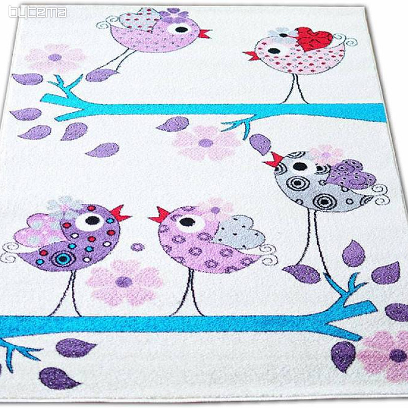 Children&#39;s rug BELLA BIRDS cream