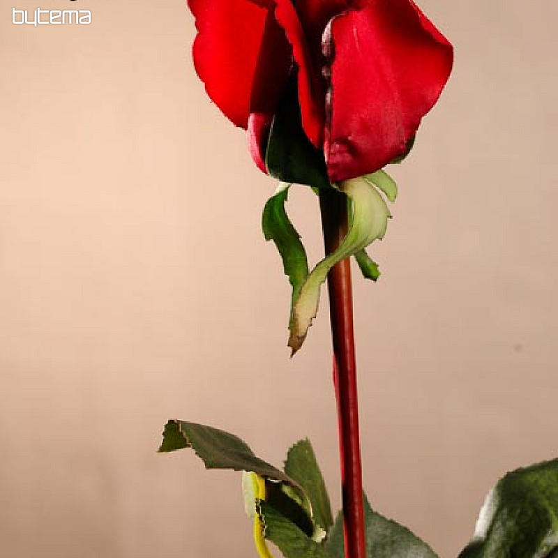 Rose bud red 70 cm