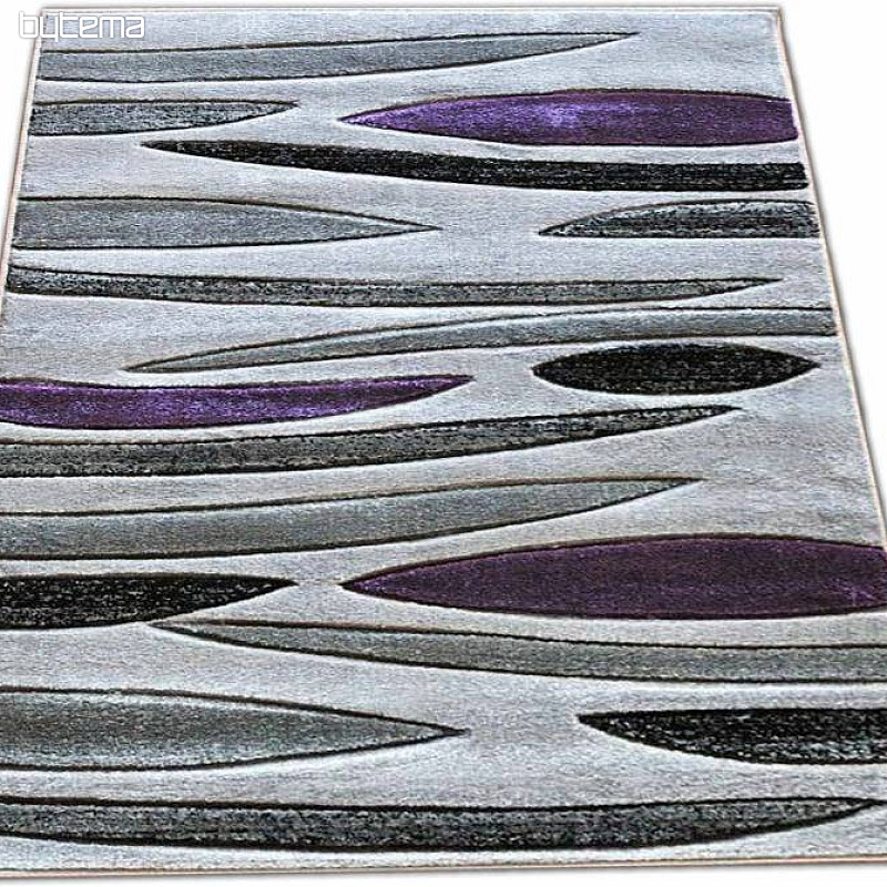 Piece carpet FANTASY gray purple