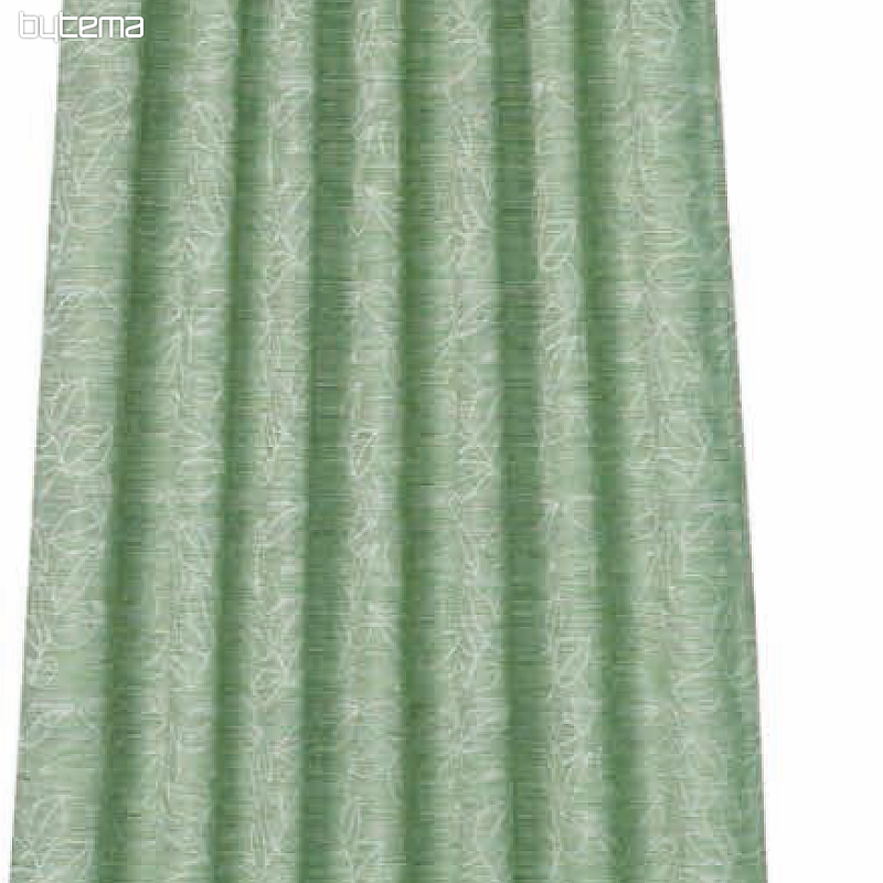 Decorative curtain FLORENTI green 146x245 cm