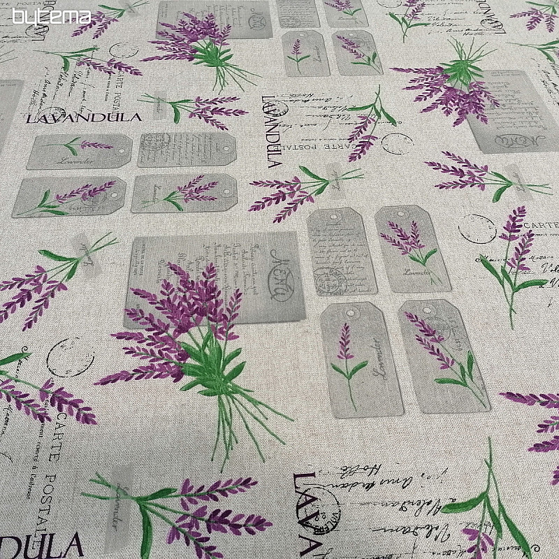 Decorative fabric VENDULA lavender
