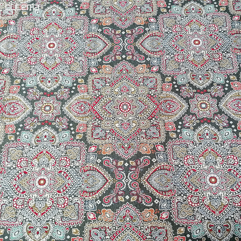 Tapestry fabric JAIMA NEGRO