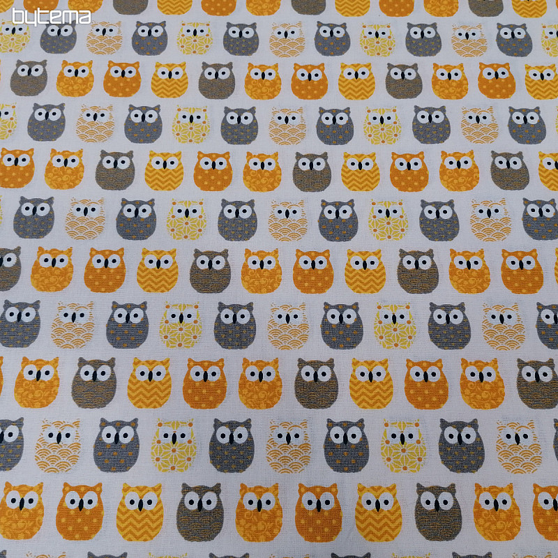 Decorative fabric MINI OWLS 3