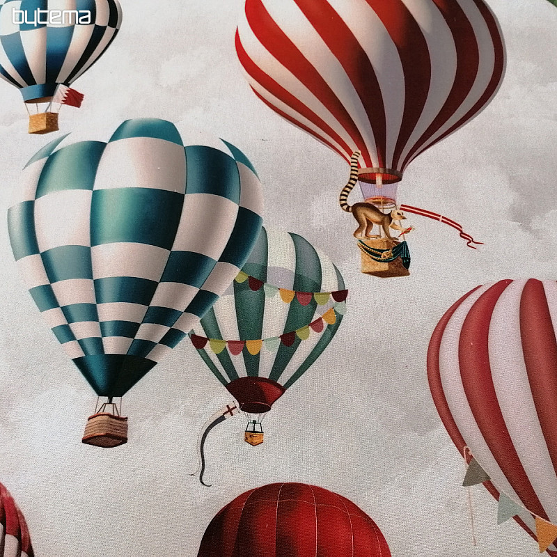 Cotton fabric BALLOONS montgofeire