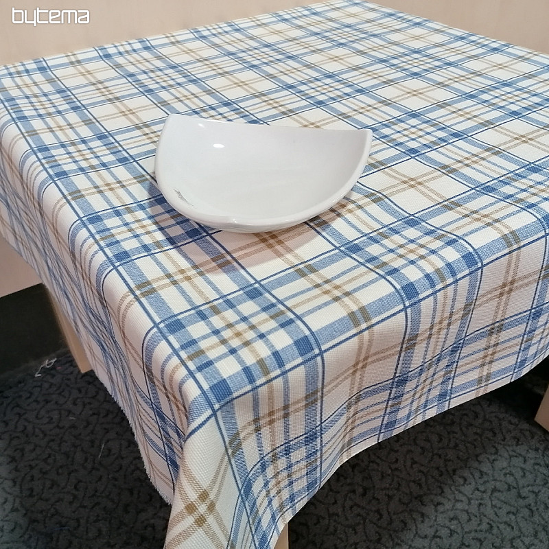 LAURA tablecloth - blue checkered