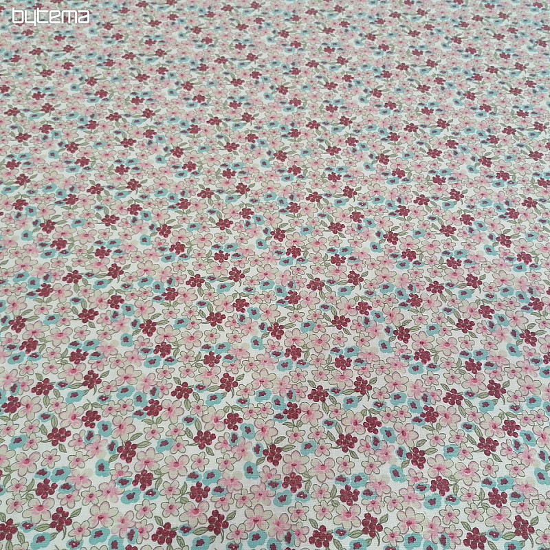 LILAS cotton fabric pink