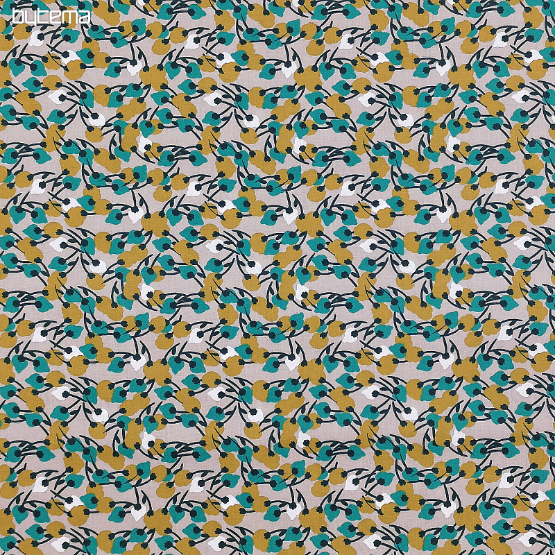 Cotton fabric KISNEK flowers