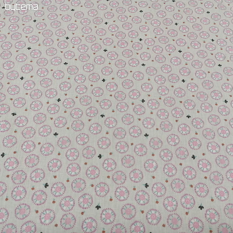 Cotton fabric ELYNA flowers