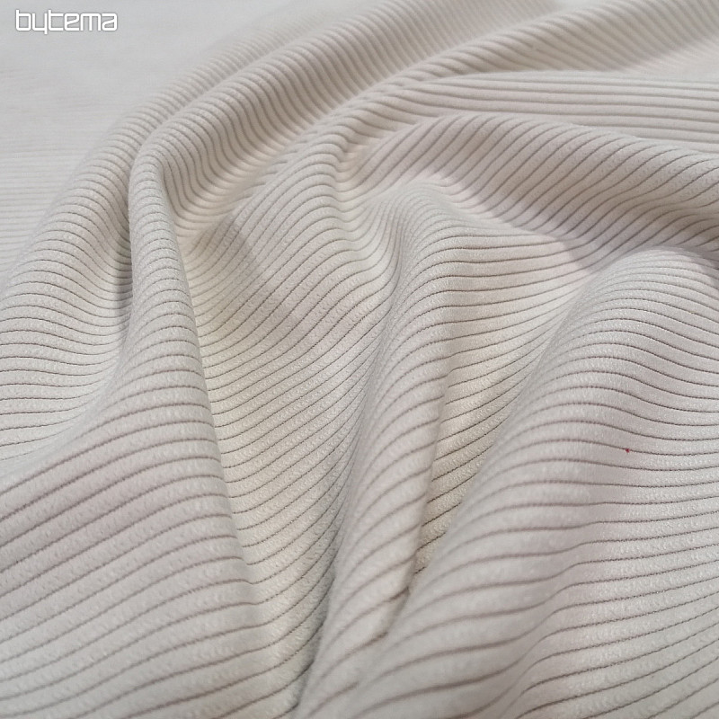 upholstery fabric RIB NATURAL cream