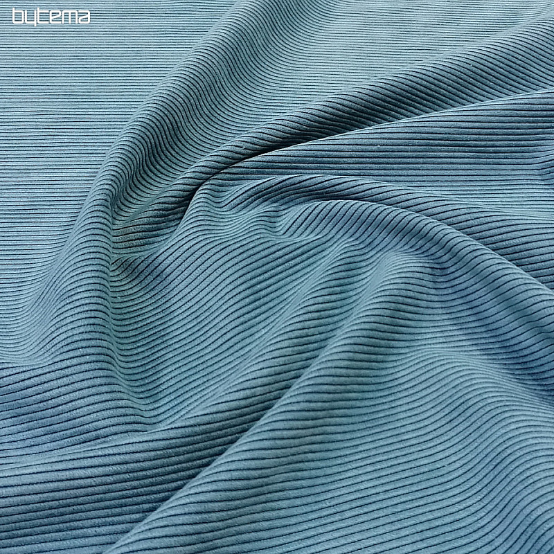 upholstery fabric RIB TEAL kerosene