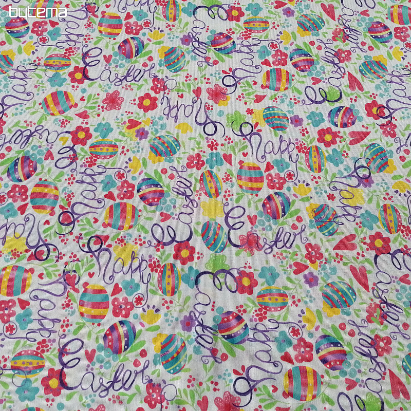 Decorative fabric HAPPY EASTER