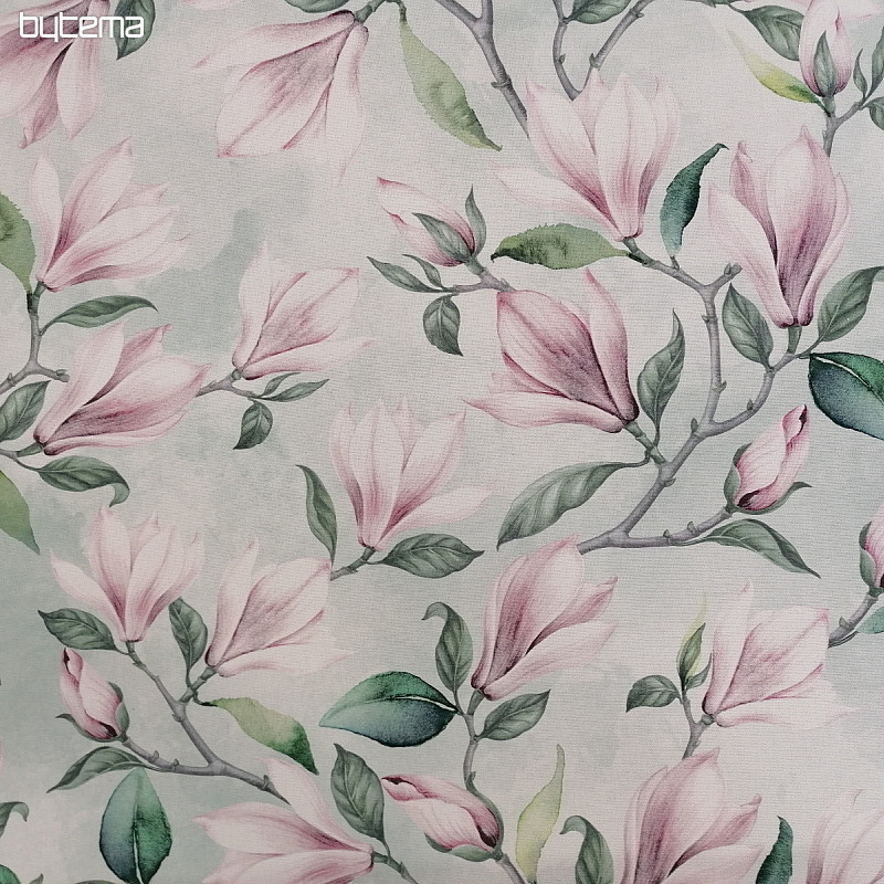 Decorative fabric MAGNOLIA green