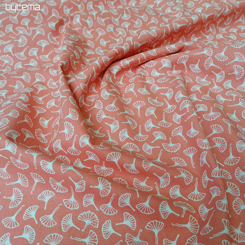 Cotton fabric GINKO small old pink