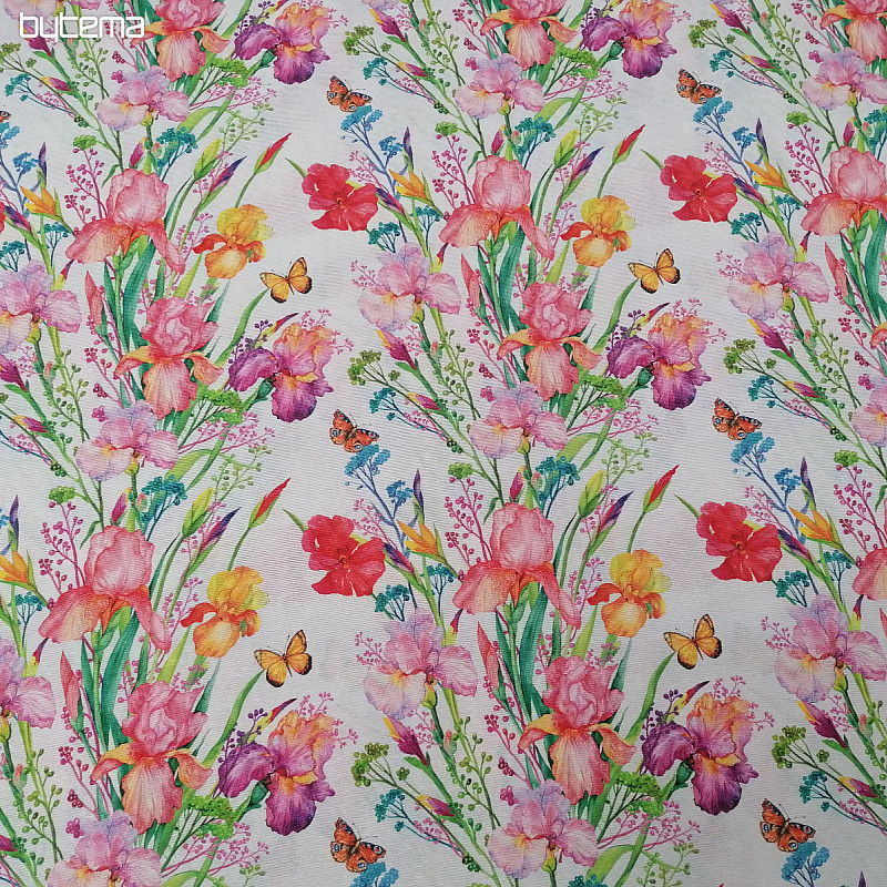 Decorative fabric SUMMER FLOWERS II
