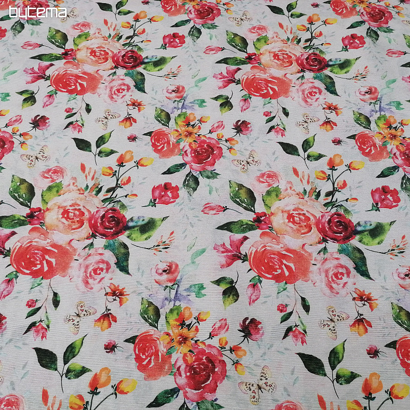 Decorative fabric ZAIDA FLOWERS