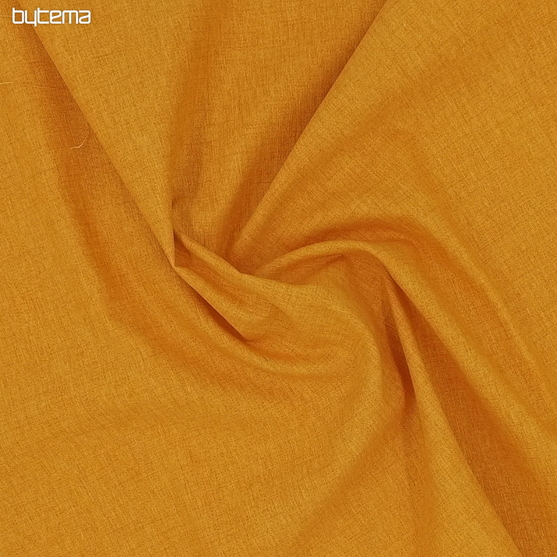 Unicolored decorative fabric EDGAR 201 yellow