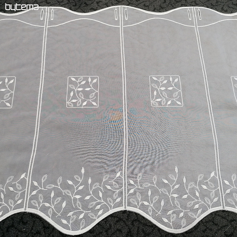 Stained glass curtain - voile with embroidery 550/045