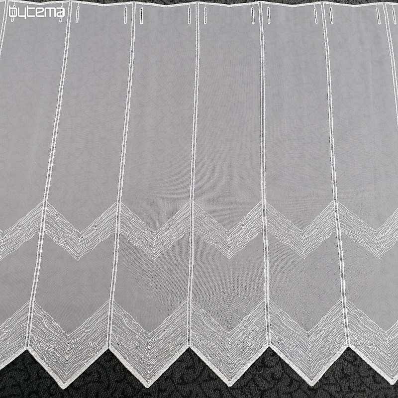 Stained glass curtain - voile with embroidery 261911