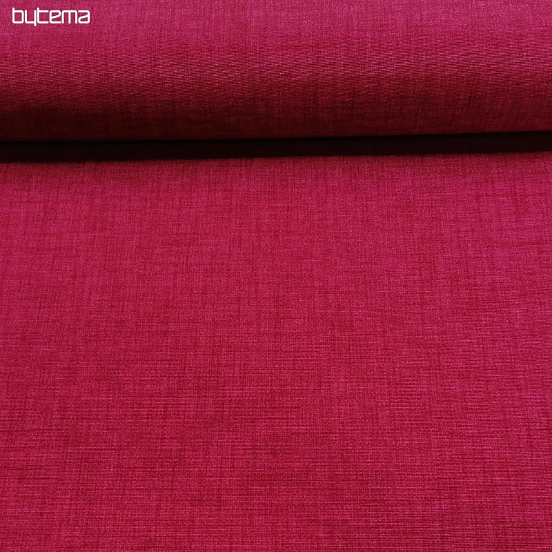 Unicolored decorative fabric EDGAR  401 raspberry red