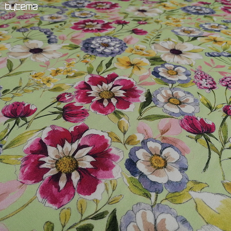 Decorative fabric KEILA green