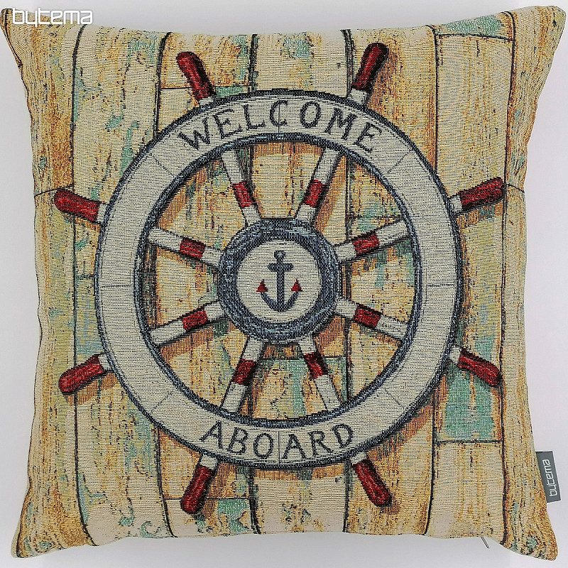 Tapestry cover for pillow Rudder