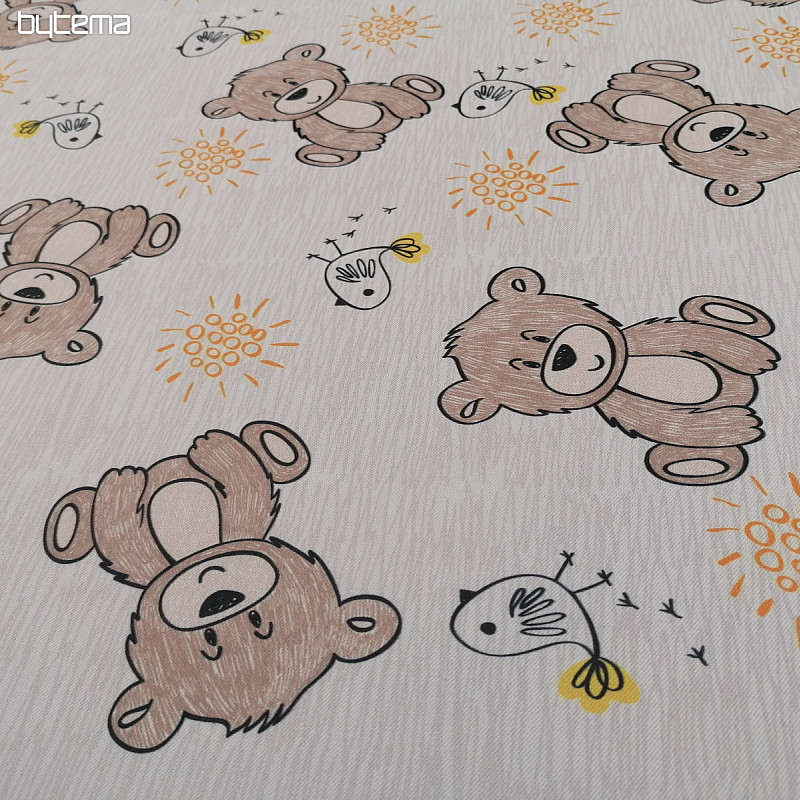 Decorative fabric BLACK-OUT Teddy bears