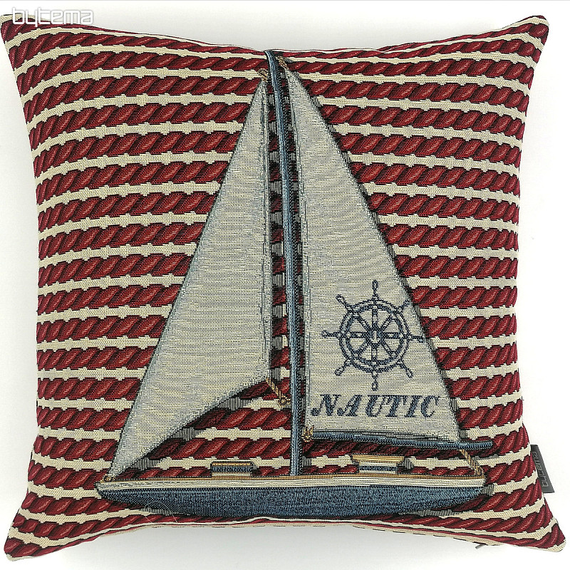 Tapestry cushion cover Sailboat