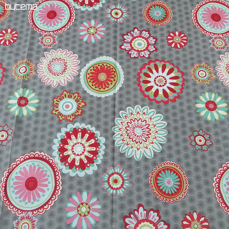 Decorative curtain Mandala flower -130x245 cm