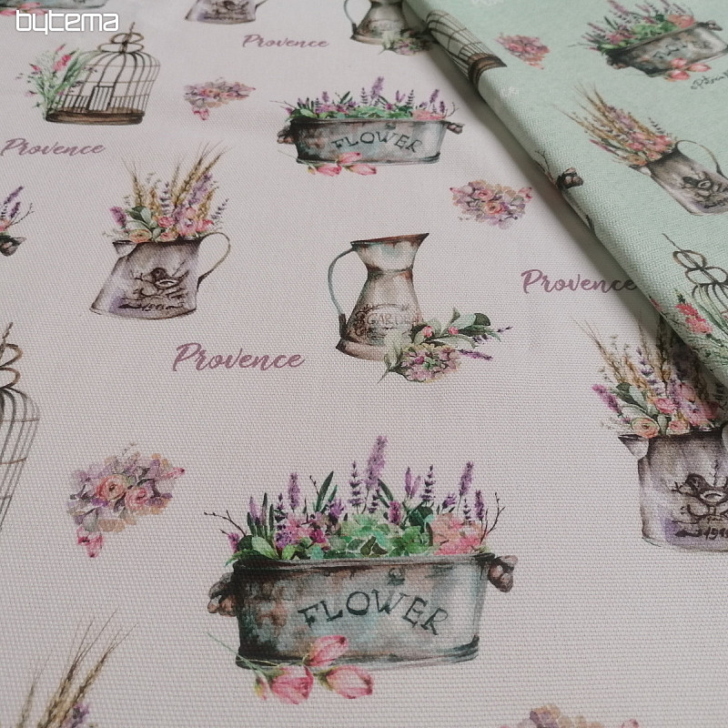 Decorative fabric PROVANCE-G white