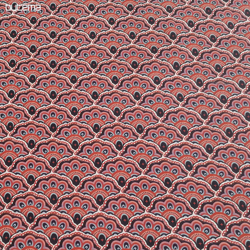 Decorative fabric VARANASI-K Orange