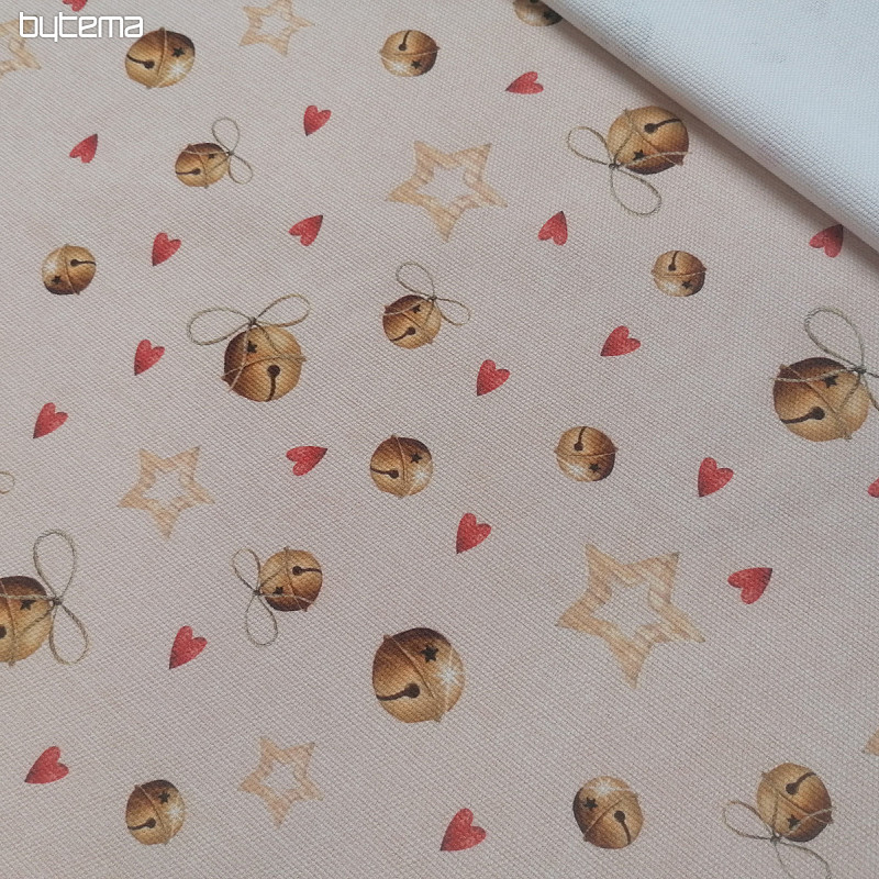 Christmas decorative fabric ROLNIČKY