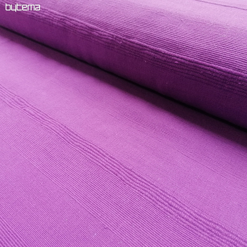 Solid cotton fabric KARUR violet