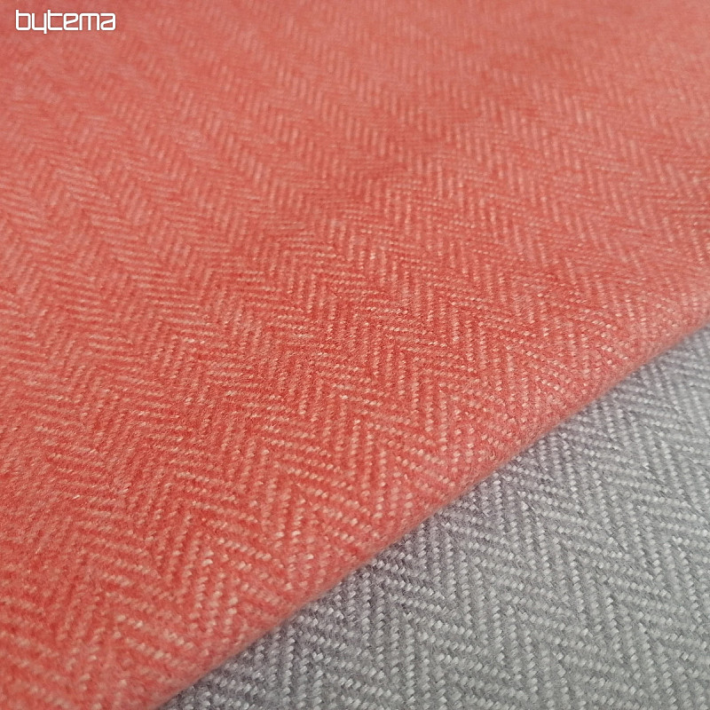 upholstery fabric JURA CORAL width 142 cm