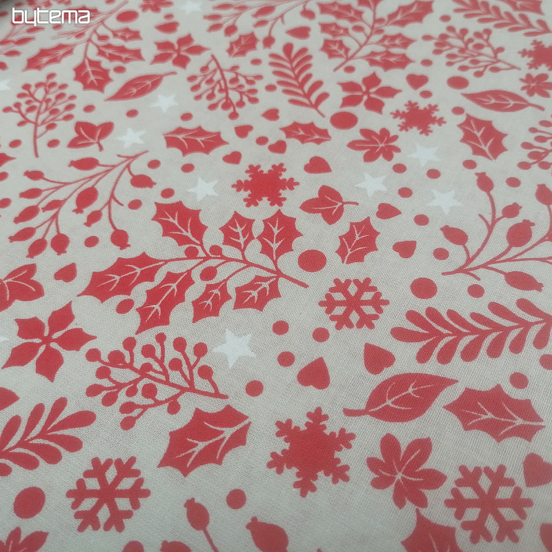 CESMINA cotton fabric red