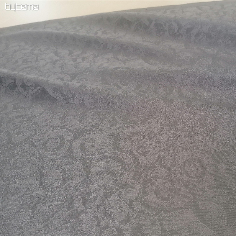 Decorative fabric Lord gray with gloss